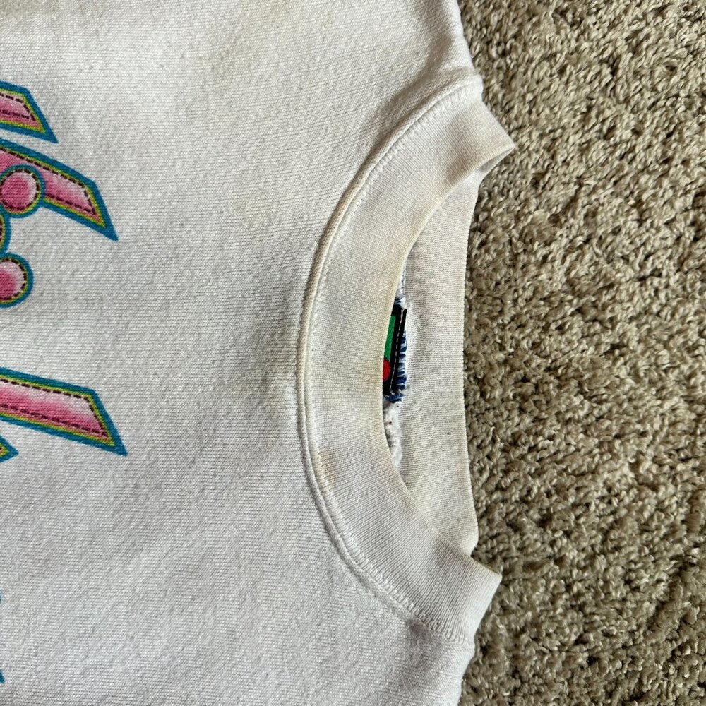 Vintage 90s Mickey Mouse sweatshirt - White Disney sweatshirt - Picture 9 of 9